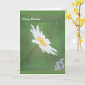 Gute Geburtstagskarte mit schönen Blume. Karte (Gelbe Blume)