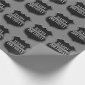 Gute Geburtstagskorrektur-Abzeichen Geschenkpapier (Ecke)