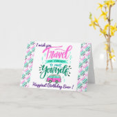 Gute Geburtstagsmotivation Karte (Gelbe Blume)