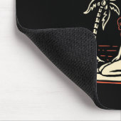 Gute Gefühl Surfer Girl Mousepad (Ecke)