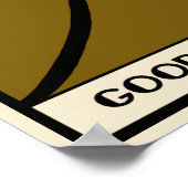 Gute, gesunde Zahnretration Werbung Poster (Ecke)