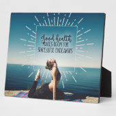 Gute Gesundheit Fotoplatte (Seite)