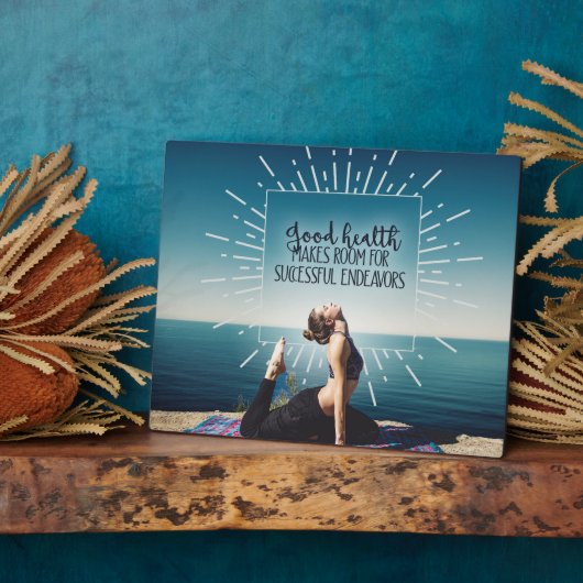 Gute Gesundheit Fotoplatte (Seite)