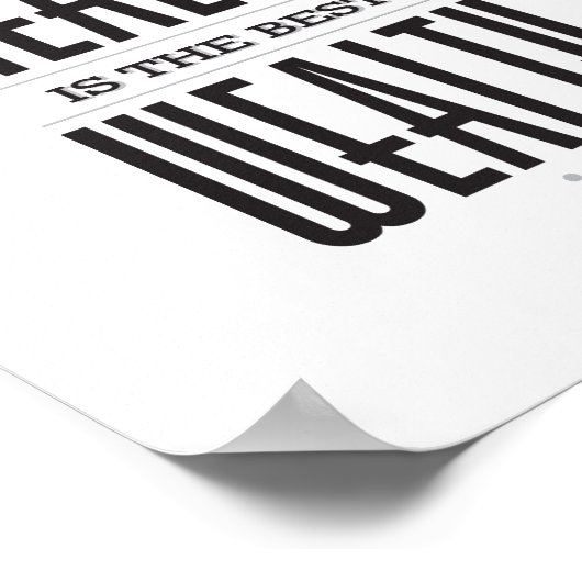 Gute Gesundheit ist das beste Wohlstandspender Poster (Ecke)