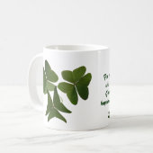 Gute Gesundheits-irische Segen-Tasse Kaffeetasse (Vorderseite Links)