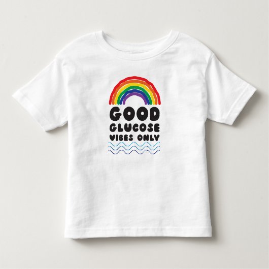 Gute Glukose (Regenbogen) Kleinkind T-shirt (Vorderseite)