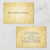 Gute Gold Foil Look Stars Confetti Begleitkarte (Vorne/Hinten)