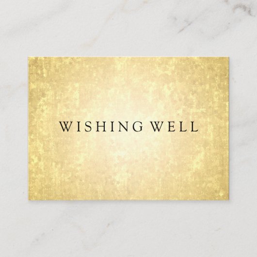 Gute Gold Foil Look Stars Confetti Begleitkarte (Vorderseite)