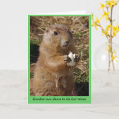 Gute Gopedkarte Karte (Gelbe Blume)