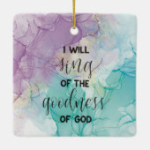 Güte Gottes Keramikornament (Rückseite)