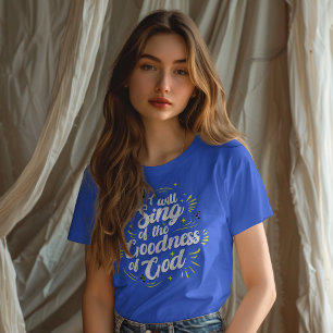 Güte Gottes Typografische Freude T-Shirt