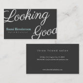 Gute graue Visitenkarte (Vorne/Hinten)