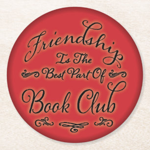 Gute Gruppenfreundlichkeit / Leserbuchpartnerschaf Runder Pappuntersetzer