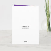 "Gute Grüße!" Gefaltete Grußkarte Karte (Rückseite)