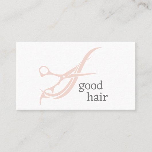 Gute Haare einfache Logo nächste Ernennung Visitenkarte (Vorderseite)