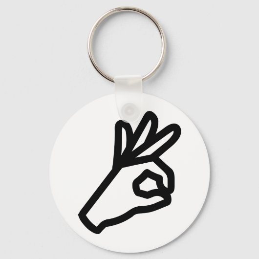 Gute Hand Schlüsselanhänger (Vorderseite)