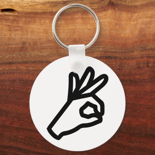 Gute Hand Schlüsselanhänger (Vorderseite)