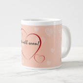 Gute Herzen Jumbo-Tasse (Vorderseite Rechts)