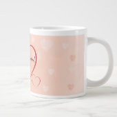 Gute Herzen Jumbo-Tasse (Rechts)