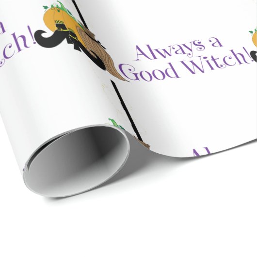 Gute Hexe Geschenkpapier (Rolleneckpunkt)