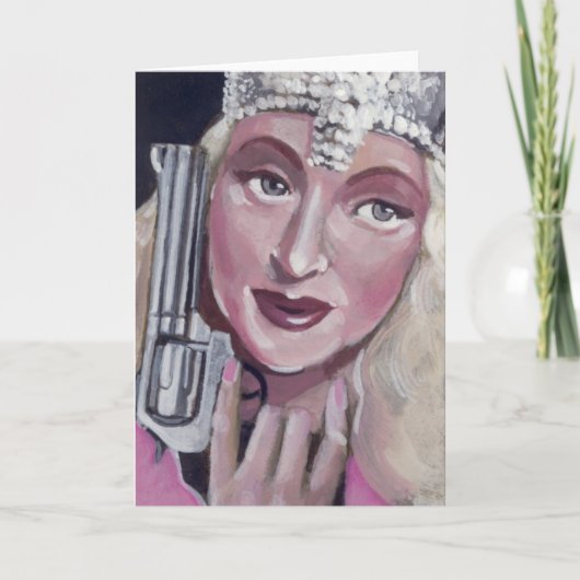 Gute Hexe-Gruß-Karte Karte (Vorderseite)