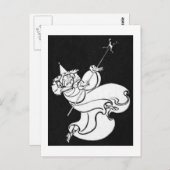 Gute Hexe Postkarte (Vorne/Hinten)