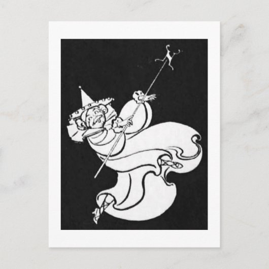 Gute Hexe Postkarte (Vorderseite)