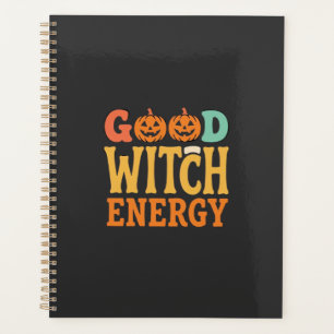 Gute Hexen Energie Halloween Kürbis Design_1 Planer