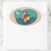 gute Hexenkleber Ovaler Aufkleber (Tasche)