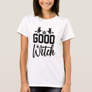 Gute Hexenkleider Halloween für Frauen T-Shirt