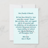 Gute Hochzeitskarten für Hochzeitsgäste Einladung (Vorderseite)