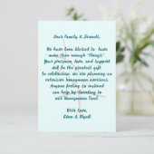 Gute Hochzeitskarten für Hochzeitsgäste Einladung (Stehend Vorderseite)