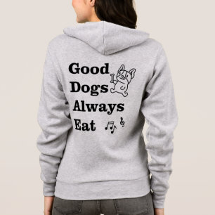 Gute Hunde essen immer GDAE Musiktheorie Hoodie