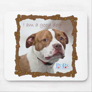 Gute HundePitbull-Rettung Mousepad
