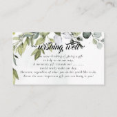 Gute Idee für Eukalyptus Theme Wedding Begleitkarte (Vorderseite)