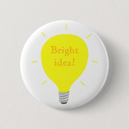 Gute Idee! Glühlampe Bestätigungsknöpfe Button (Vorderseite)