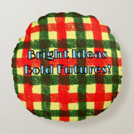 Gute Ideen für kühne Zukunft! Rundes Kissen