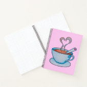 Gute Ideen starten mit Kaffee! Personalisierbar Notizblock (Innenseite)