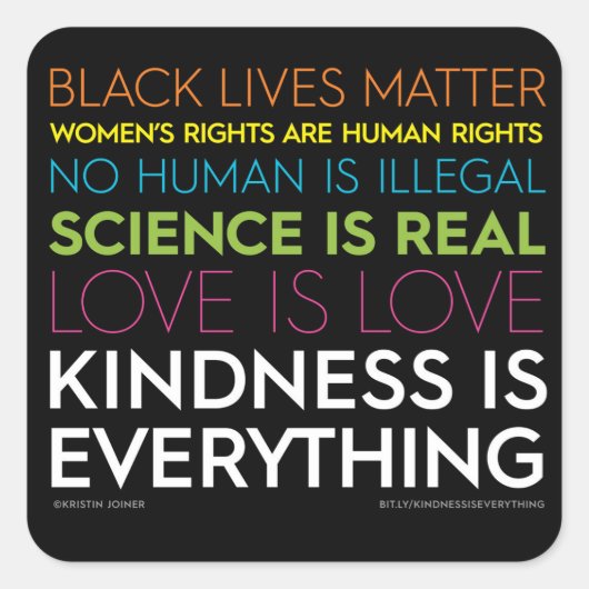 Güte ist alles Aufkleber (Vorderseite)