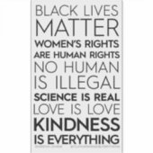 Güte ist alles Vinyl Aufkleber (Vorderseite)