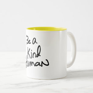 Güte ist ansteckend zweifarbige tasse