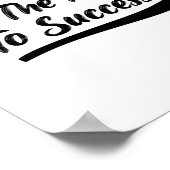 Güte ist der Schlüssel zum Erfolg Poster (Ecke)