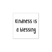 "Güte ist ein Segen" Rubber-Briefmarke Gummistempel (Prägung)