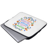 Güte ist jemandem deine Stärke leihen Laptopschutzhülle (Vorne Knopf)