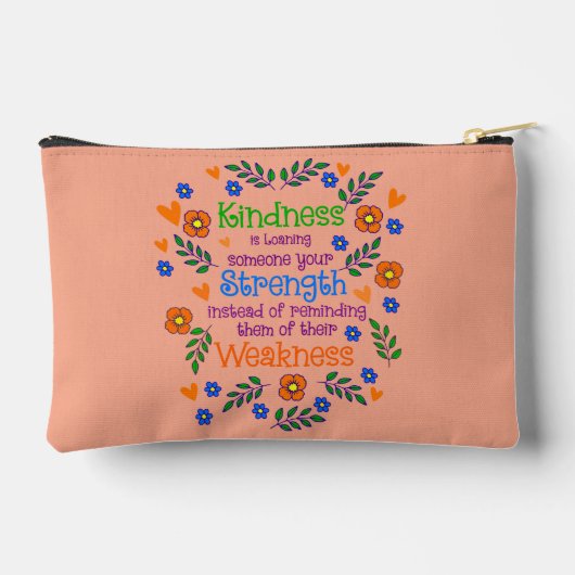 Güte ist jemandem deine Stärke leihen Zubehörtasche (Rückseite)