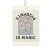 Güte ist magische Vintage Blume Autolufterfrischer (Rückseite)