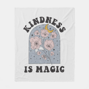 Güte ist magische Vintage Blume Fleecedecke