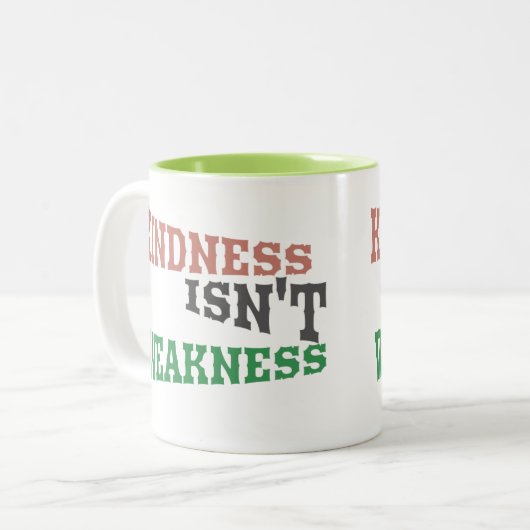 Güte ist Power Tasse (Vorderseite Links)