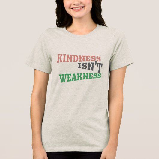 Güte ist Power Tri-Blend Shirt (Vorderseite)