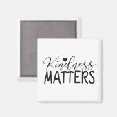 Güte ist quadratischer Aufkleber Magnet (Vorderseite/Rückseite)